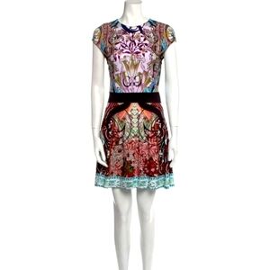Mary Katrantzou Kaleidescape Multicolor A-Line Dress